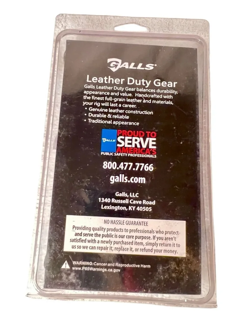 Galls Leather Duty Belt Keepers Model LP150 CL NKL High Gloss Silver Snaps
